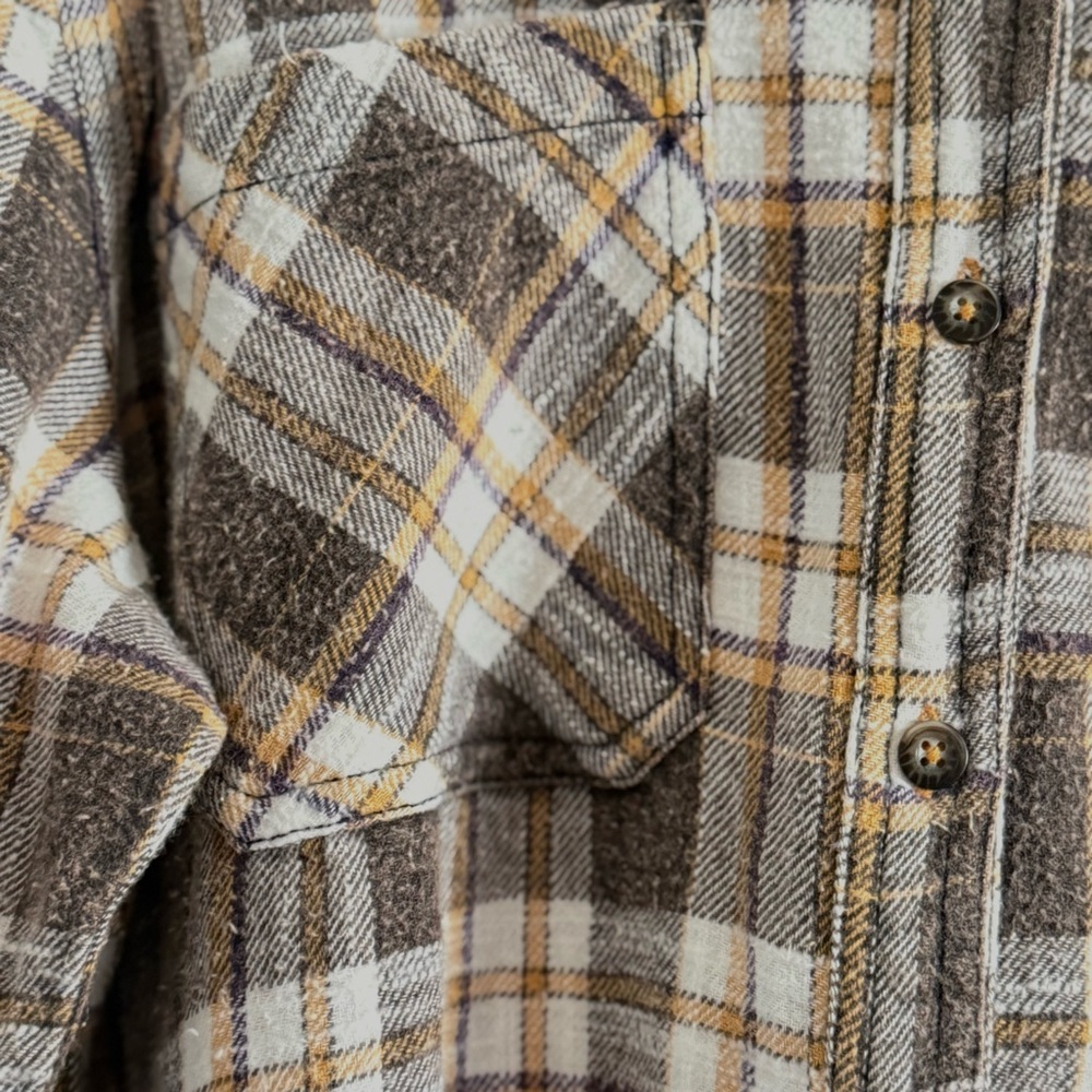 BDG Urban Outfitters Plaid Oversized Crop Shirt Small - Picture 7 of 12